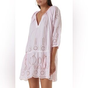 Melissa Odabash Ashley Kaftan in Blush, Women’s Size Small (S)